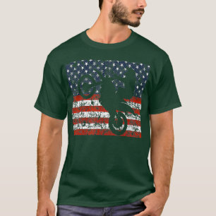 T-shirt Dirt Bike Funny Racer Vintage Rider Motocross