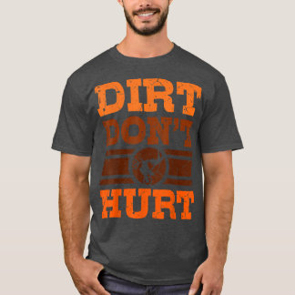T-shirt Dirt Bike Papa Funny Motocross Dirt Dirt Dont Hurt
