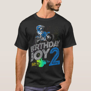 T-shirt Dirt Bike Rider 2 ans old Motocross 2e anniversair