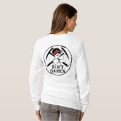 T-shirt Dirt Dames Heart Front, Grand Logo Back (Dos entier)