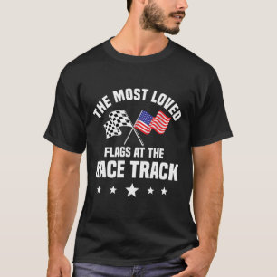 T-shirt Dirt Track Racing Automobile Race American Indepen