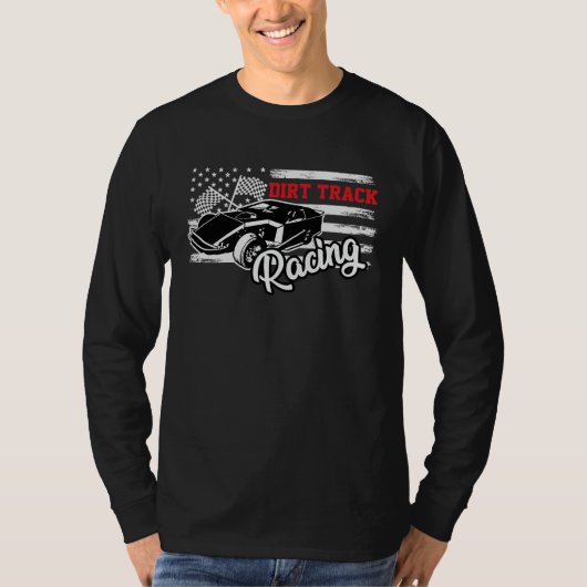 T-shirt Dirt Track Racing For Men (Devant)