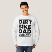 T-shirt DIRT Vélo DAD Motocross Enduro (Devant entier)