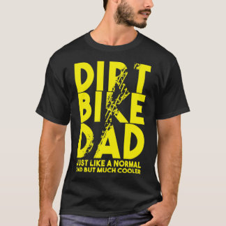 T-shirt dirt vélo papa motos motos cyclistes street racers