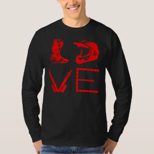 T-shirt DIRT VTT LOVE Motocross Enduro