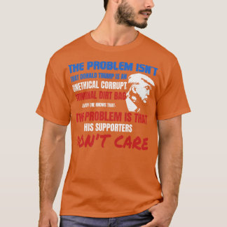 T-shirt Dirtbag criminel corrompu non nethique AntiGift