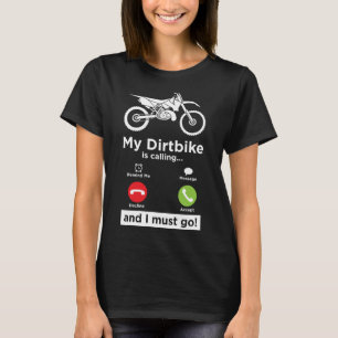 T-shirt Dirtbike Appel Dirt Vélo Enduro Rider Motorcycle