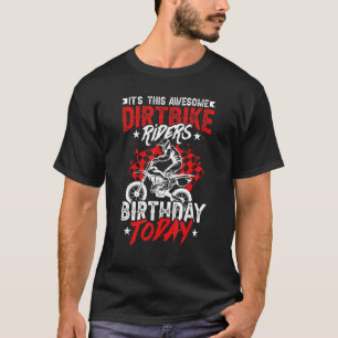 T-shirt Dirtbike Graphisme Pour Femmes Hommes Enfants Moto