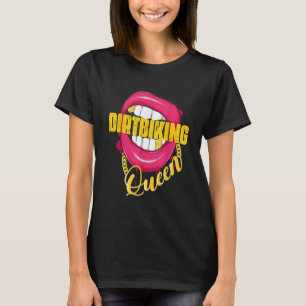 T-shirt Dirtbiking Queen Motorcross femme
