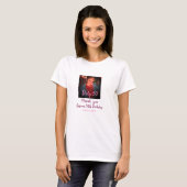 T-shirt Dirty 30 Anniversaire ajouter nom rose ajouter dat (Devant entier)