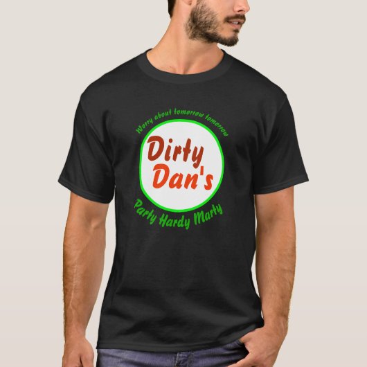 T-shirt DIRTY DAN'S new tee, t-shir style mode homme (Devant)