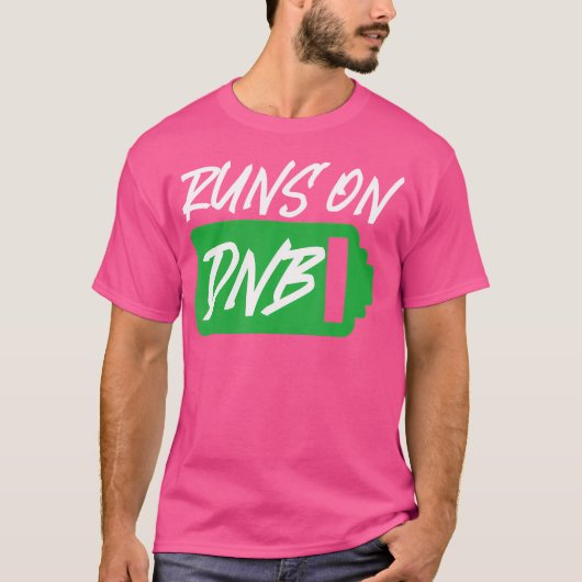 T-shirt Dirty Dnb Drum Dubstep N Basse (Devant)