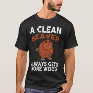T-shirt Dirty Funky Adult Beaver propre