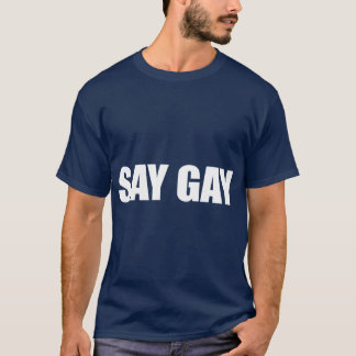 T-shirt Dis Gay Oversized
