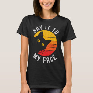 T-shirt Dis-Le À Mon Chat Visuel Pour Kamala