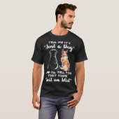 T-shirt DIS-MOI QUE C'EST juste un chien et JE TE DIS QUE  (Devant entier)