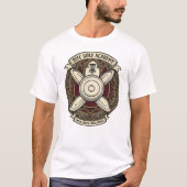 T-shirt Disc Golf Academy Crest (Devant)