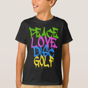 T-shirt Disc Golf Amour Paix