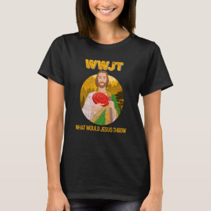 T-shirt Disc Golf Ce que Jésus lancerait Frisbees Golf