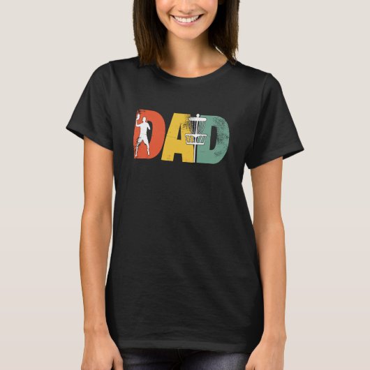 T-shirt Disc Golf Dad Disk Golfer Dad Fathers Day (Devant)