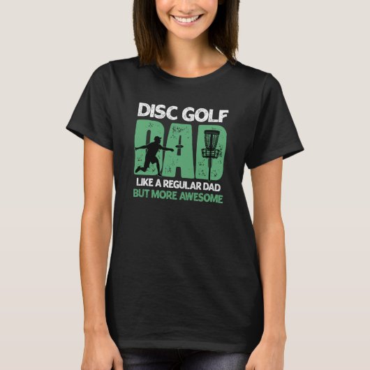 T-shirt Disc Golf Dad For Dad Father On Fathers Day (Devant)