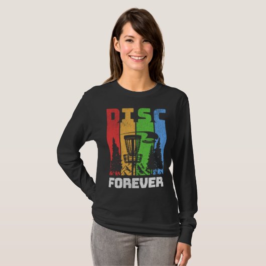 T-shirt Disc Golf Disc Forever (Devant entier)