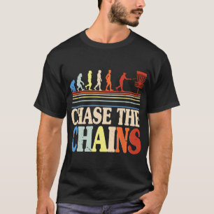 T-shirt Disc Golf Poursuite des Chaînes 