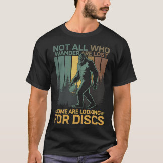 T-shirt Disc Golf Sasquatch Bigfoot Disc Golfer Funny Disc