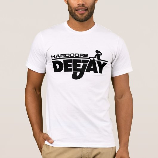 T-shirt Disc-jockey inconditionnel DJ (Devant)