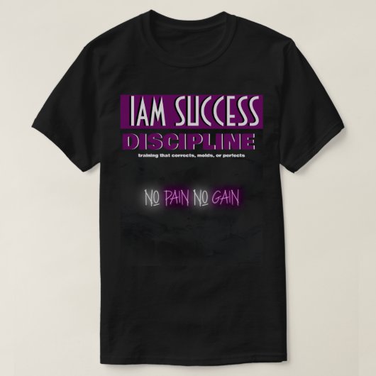T-SHIRT DISCIPLINE (Design devant)