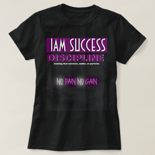 T-SHIRT DISCIPLINE (Design devant)