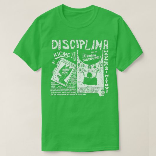 T-shirt Discipline A Kitschme (Design devant)