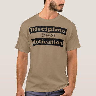T-shirt Discipline sur Motivation Gym Haltérophilie