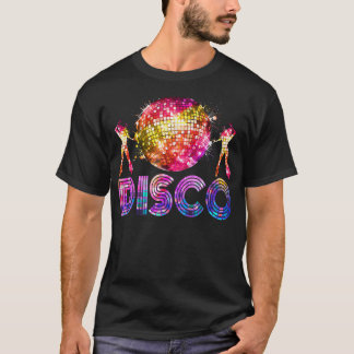 T-shirt Disco Amusant Les années 70 Vintage Rétro Thème Da