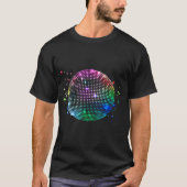 T-shirt Disco Ball Fête colorée (Devant)