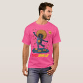 T-shirt Disco Biscuit 90S Rave-Inspired Dancing Cookie (Devant entier)