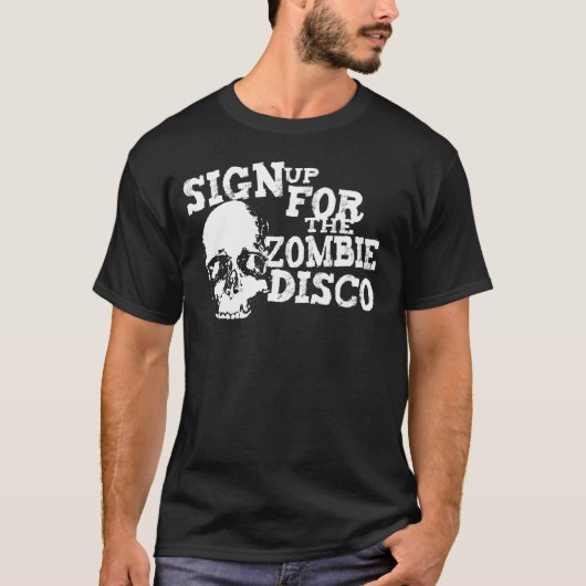 T-shirt Disco de zombi (Devant)