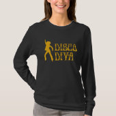 T-shirt Disco Diva Dancing Retro Disco Diva 70s Dancer Par (Devant)