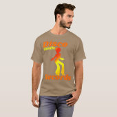 T-shirt Disco Hustle Records 1970 Chemise de danse ou homm (Devant entier)