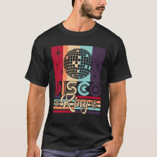 T-shirt Disco King 1970s Vintage les années 70 Dance Party