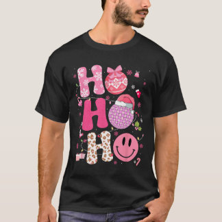 T-shirt Disco Léopard super Noël Noël Noël Père Noël Femme