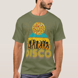 T-shirt Disco les années 70 années 80 Thème Vintage Rétro