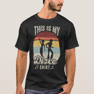 T-shirt Disco Party Dance Cadeau Vintage Retro Disco les a