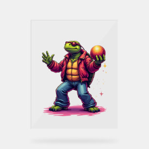 T-shirt Disco Tortue esthétique