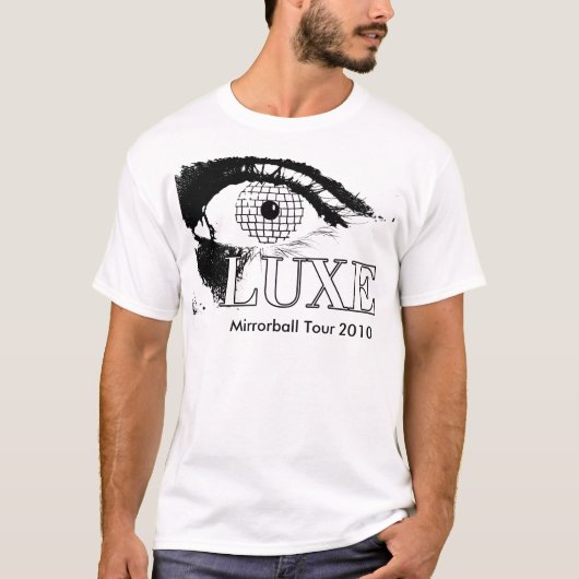 T-shirt DiscoEye, visite 2010 de Mirrorball (Devant)