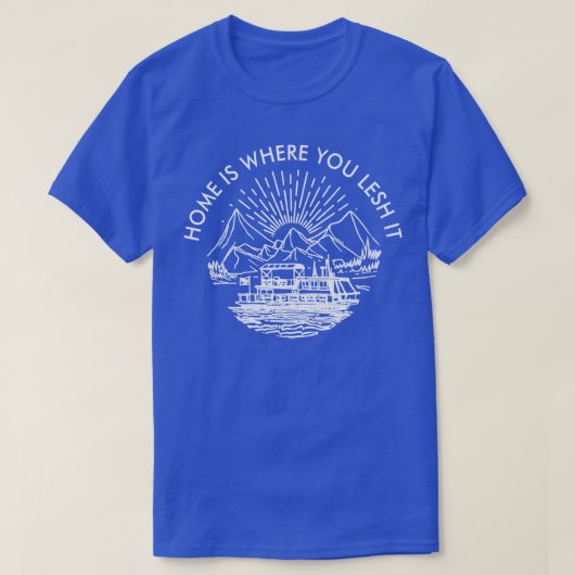 T-shirt Discours de bateau à domicile (Design devant)