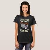 T-shirt Discours Pathologiste enseignant langue Cute Koala (Devant entier)
