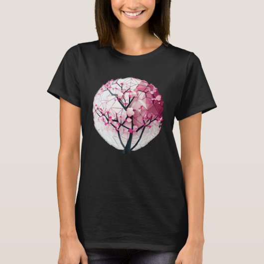 T-shirt Discover the Serenity of Spring with a Cherry Blos (Devant)