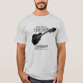 T-shirt Discrétion - fabriquée à la main en Californie (Devant)