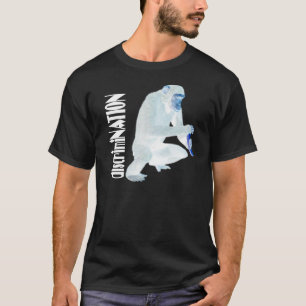 T-shirt discrimination "chimpanzé" (chemise foncée)